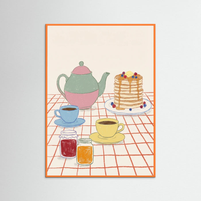 Orange Wood Tabletop Charms