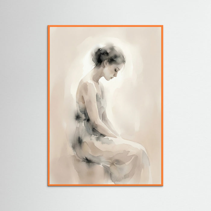Orange Wood Tender Embrace