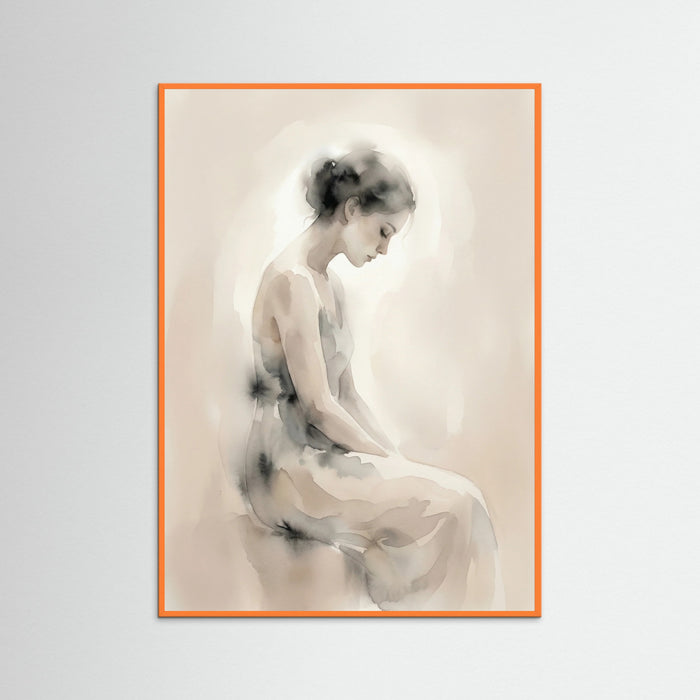 Orange Wood Tender Embrace