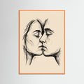 Orange Wood Tender Embrace