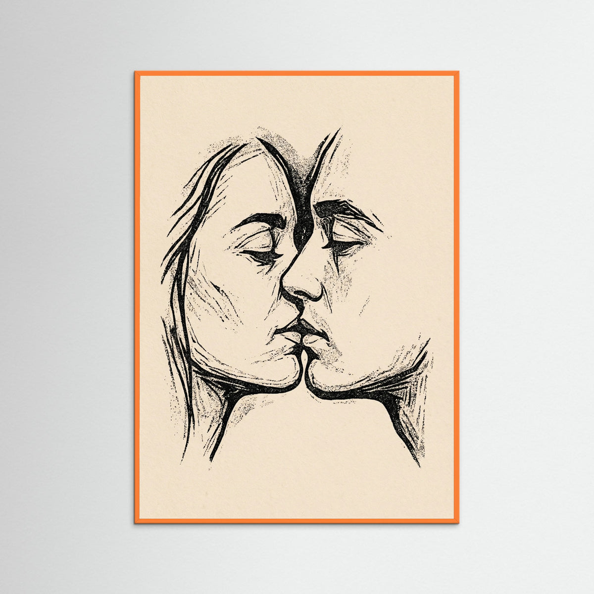 Orange Wood Tender Embrace
