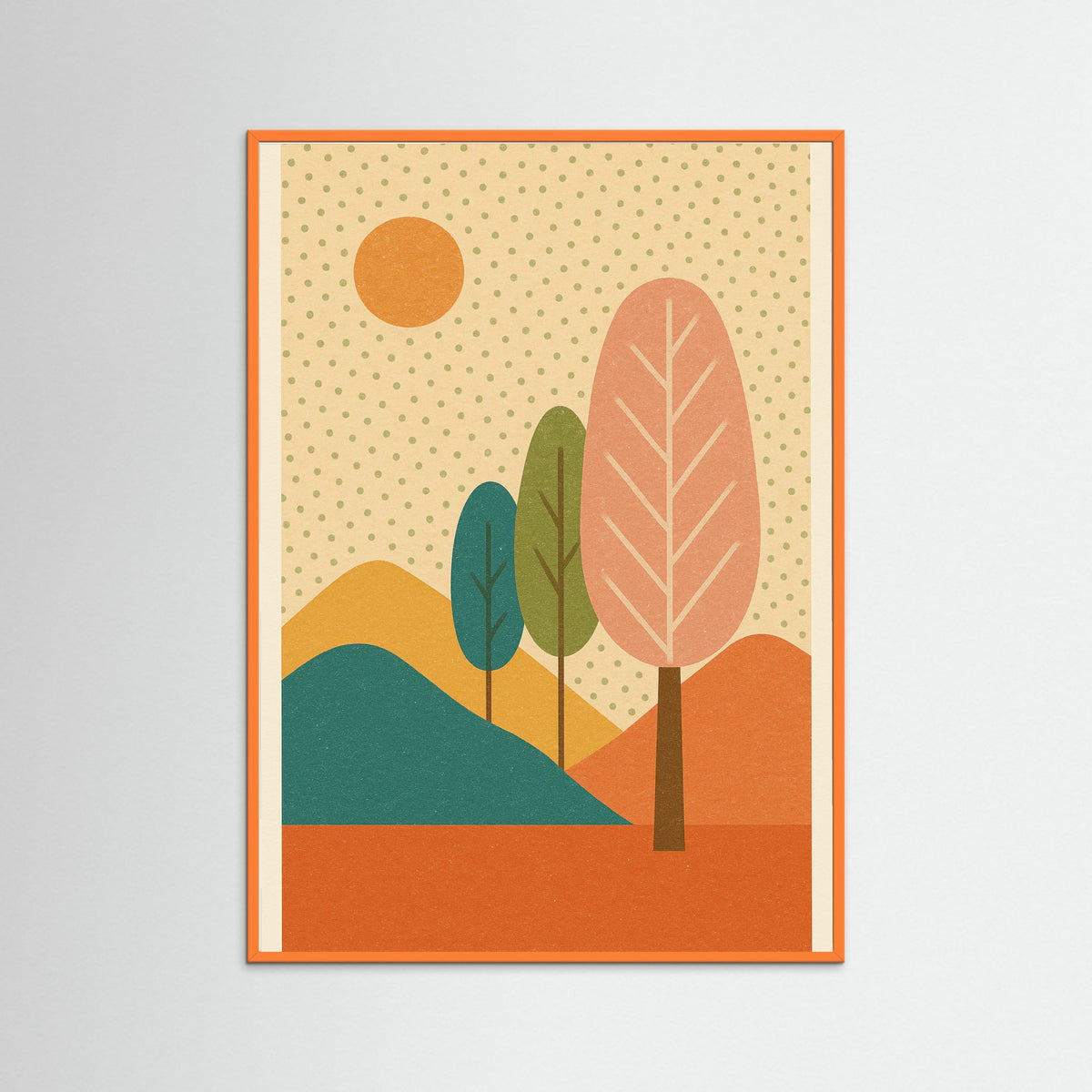 Orange Wood Tender Ties