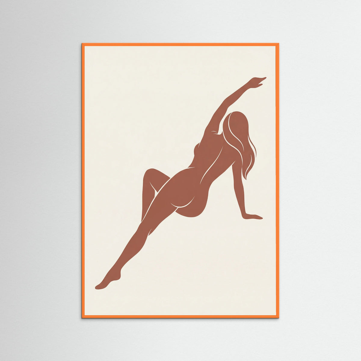 Orange Wood Terra Cotta Embrace