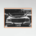 Orange Wood Texas Ride Poster