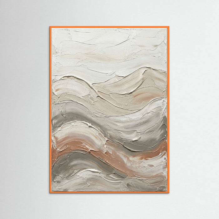 Orange Wood Textural Harmony