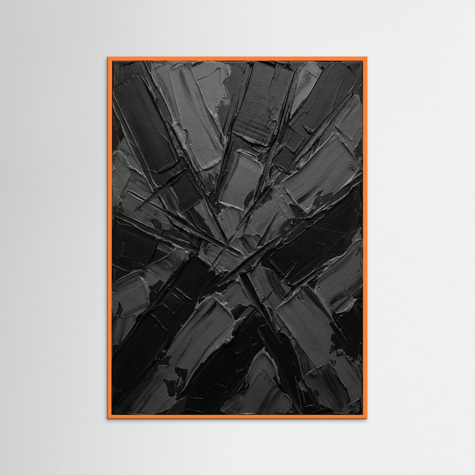 Orange Wood Textured Abyss