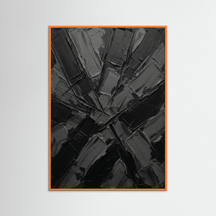 Orange Wood Textured Abyss