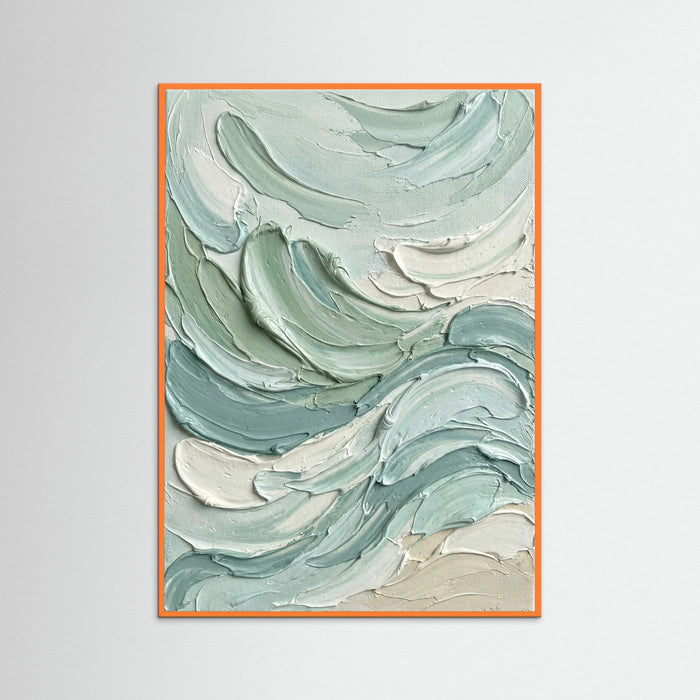 Orange Wood Textured Botanicals