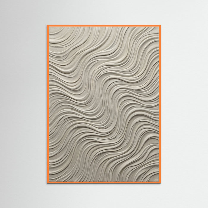 Orange Wood Textured Echoes