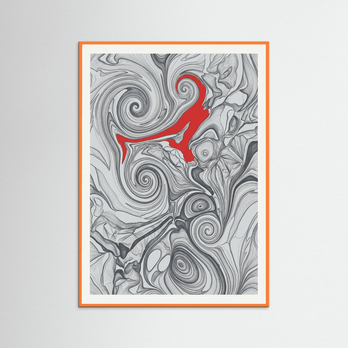 Orange Wood Textured Echoes