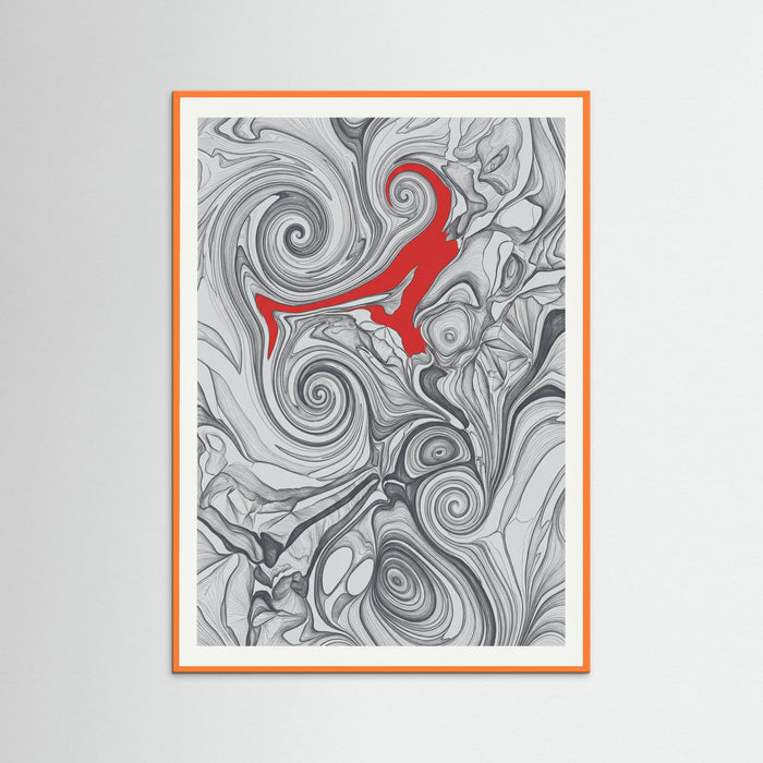 Orange Wood Textured Echoes