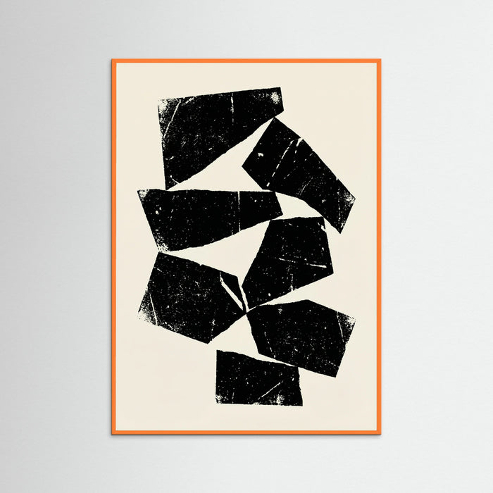 Orange Wood Textured Monoliths