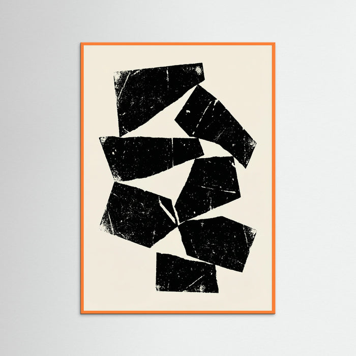 Orange Wood Textured Monoliths