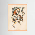 Orange Wood The Hell I Wont Print 16x20 Poster