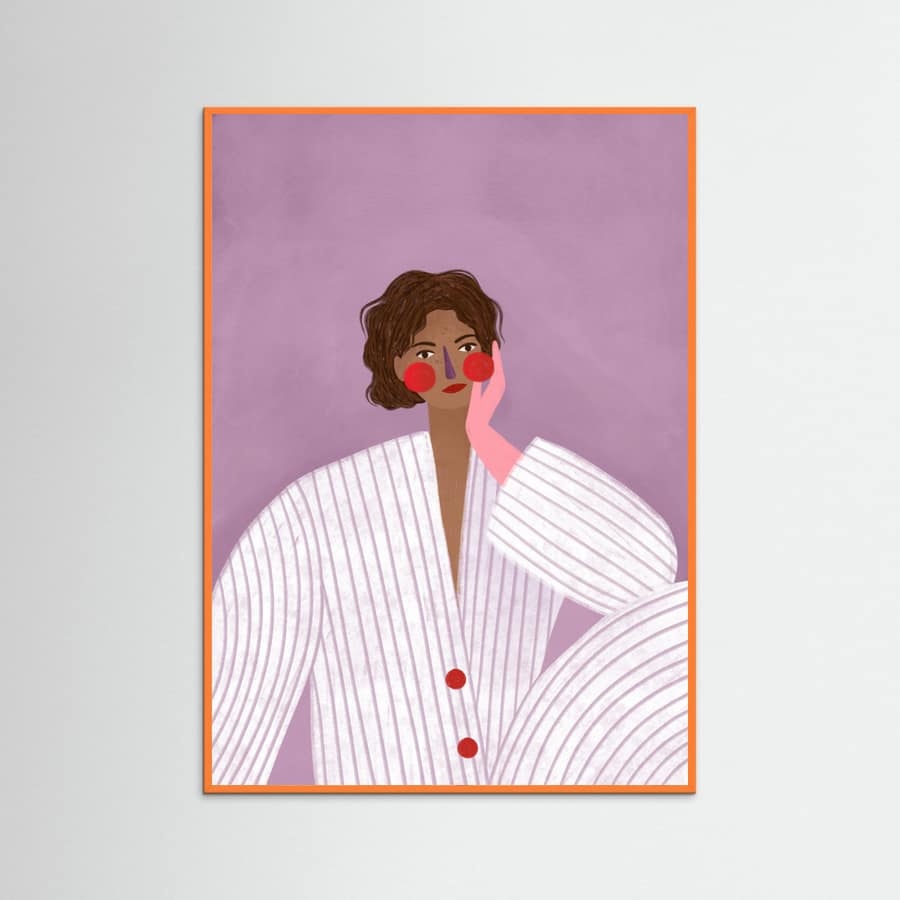 The Woman With the Pink Glove Poster – poster and art print