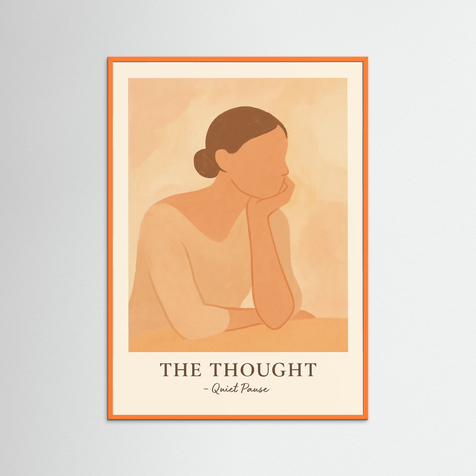 Orange Wood The thought