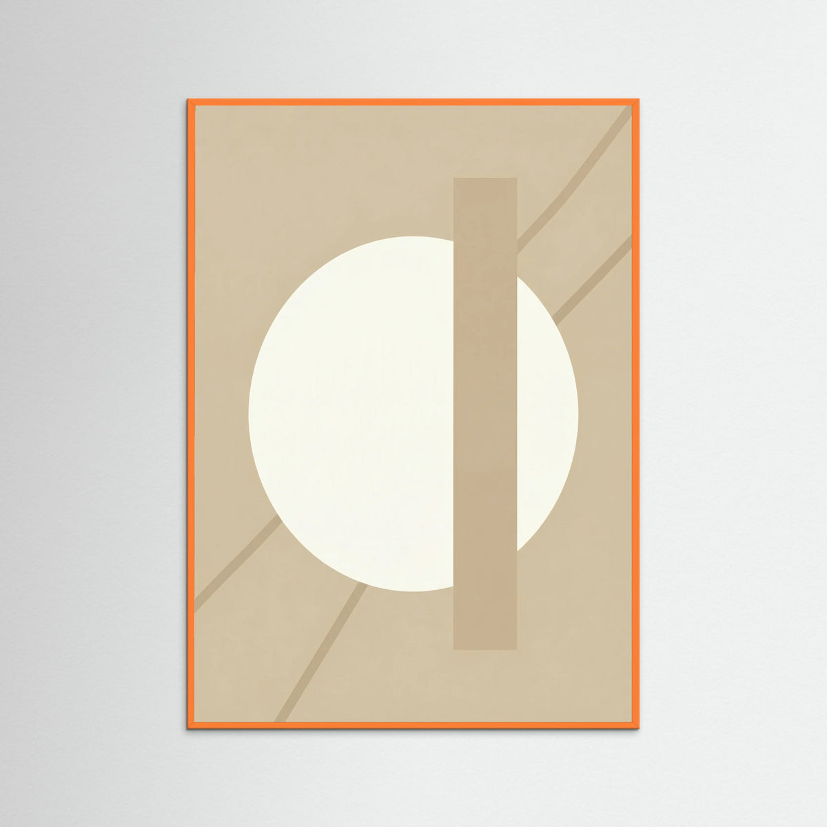 Orange Wood Tilted Harmony