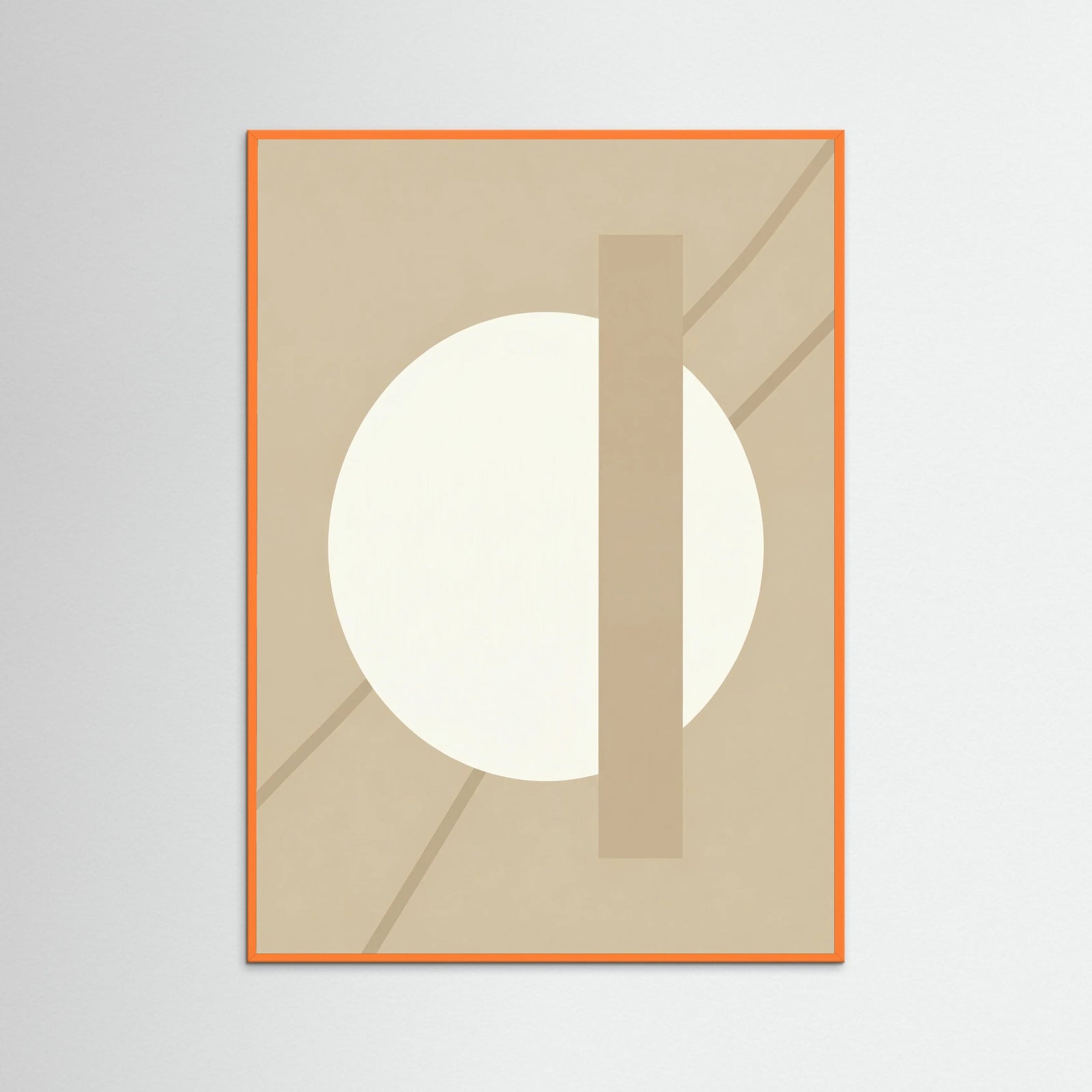 Orange Wood Tilted Harmony