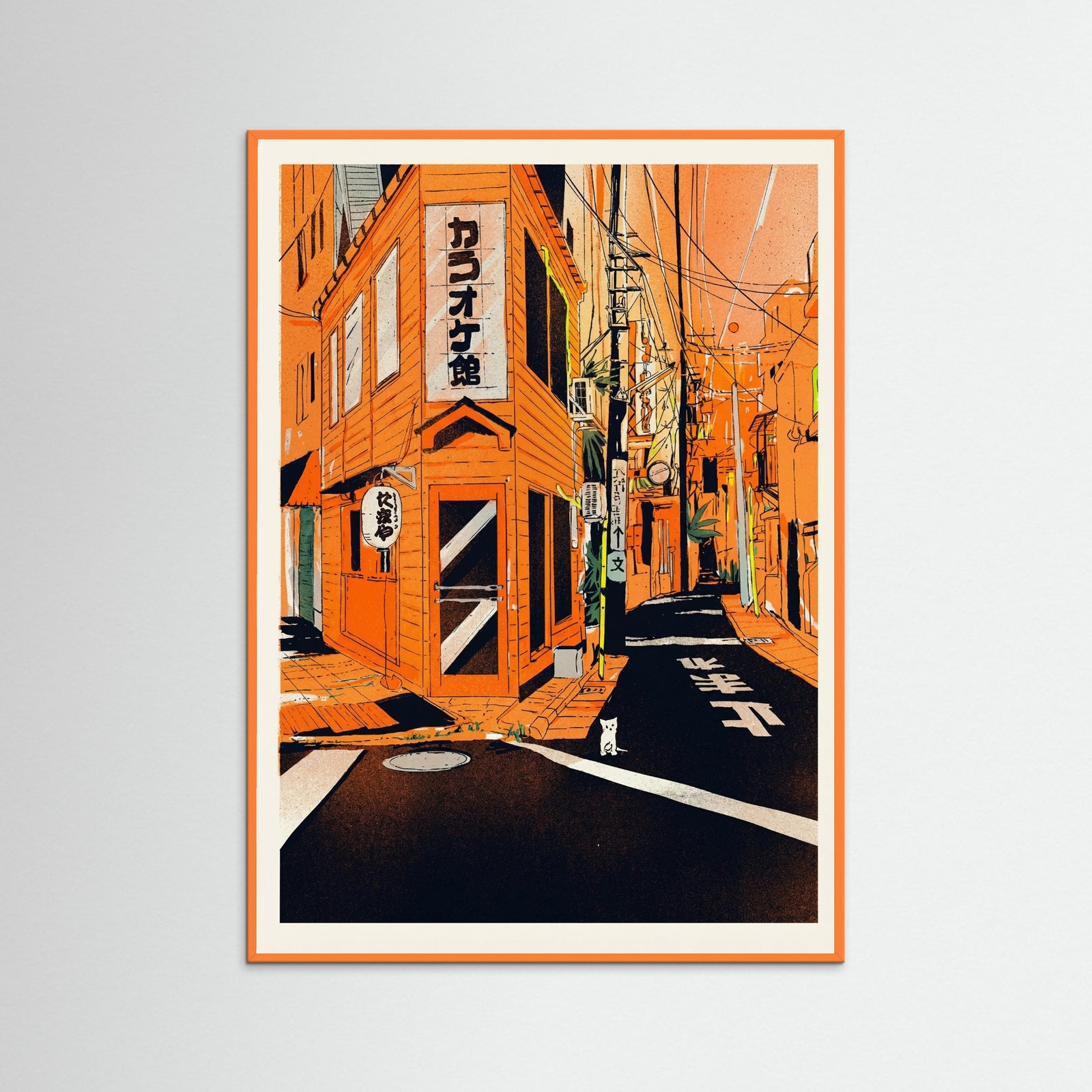 Orange Wood Tokyo Alley Glow