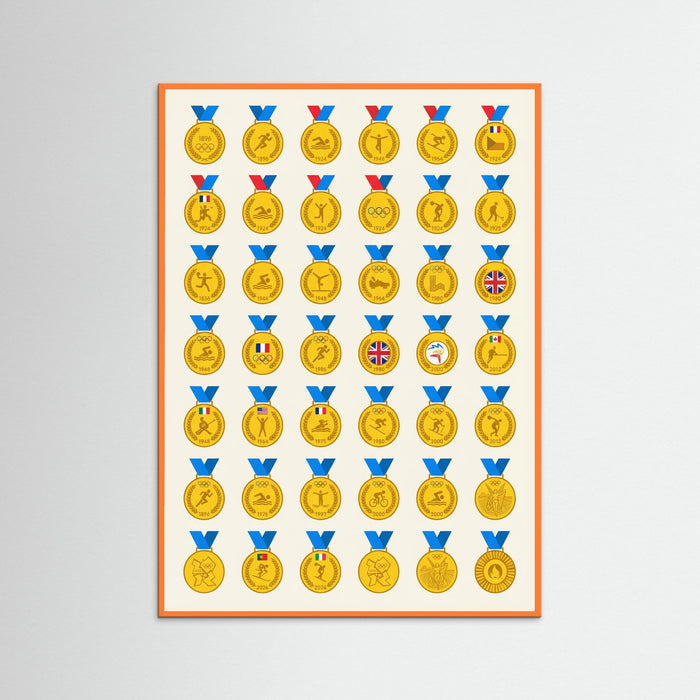 Tour de France Jerseys – poster och konsttryck