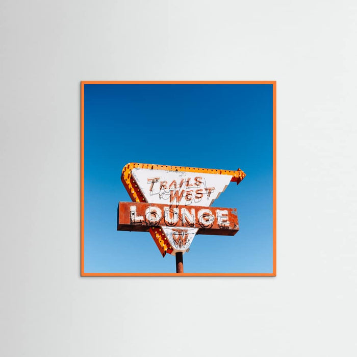 Orange Wood Trails West Lounge Poster