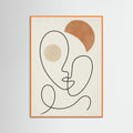 Orange Wood Tranquil Doodle