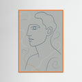 Orange Wood Tranquil Strokes