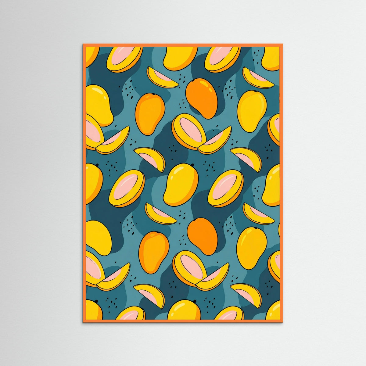 Orange Wood Tropical Banana Bliss