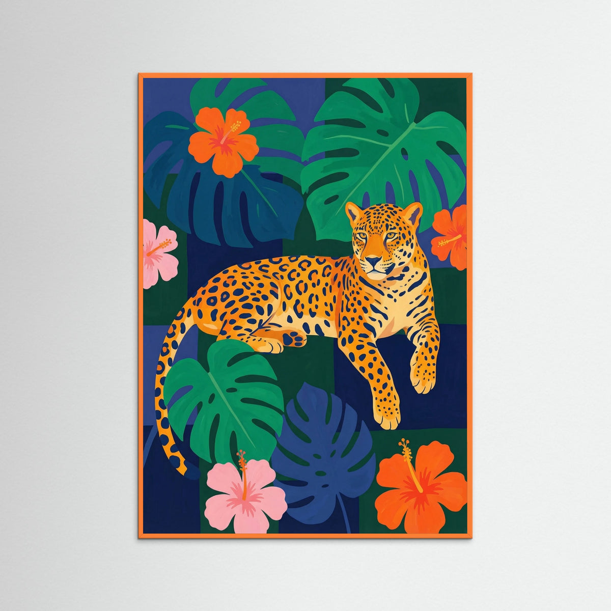Orange Wood Tropical Dream