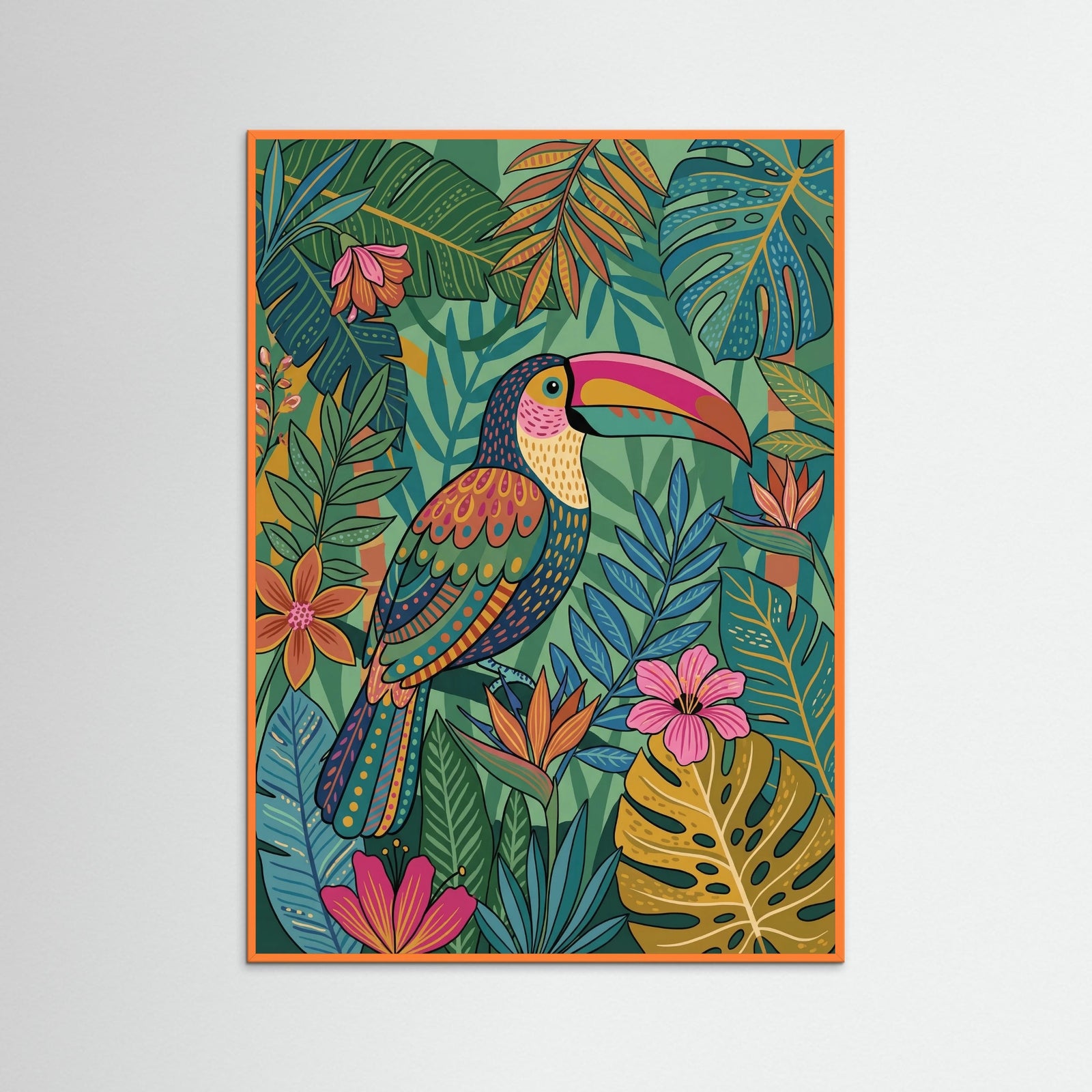 Orange Wood Tropical Radiance