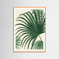 Orange Wood Tropical Silhouette