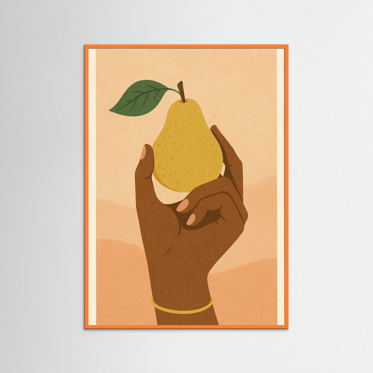 Orange Wood Tropical Touch