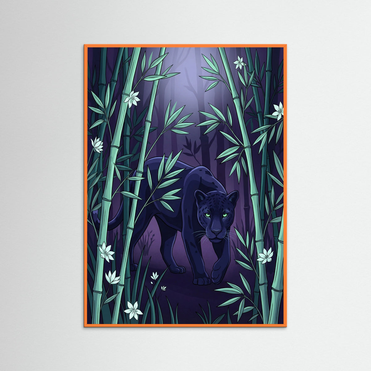 Orange Wood Twilight Cheetah