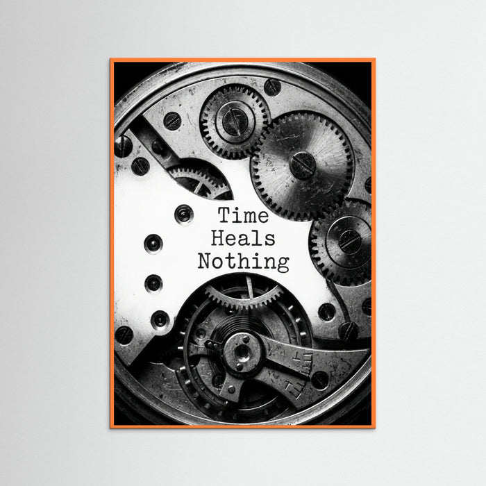 Orange Wood Typed Expression