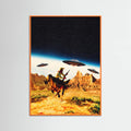 Póster UFO Space Chase – póster e impresión artística