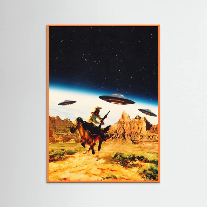 Póster UFO Space Chase – póster e impresión artística
