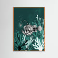 Orange Wood Underwater Serenade