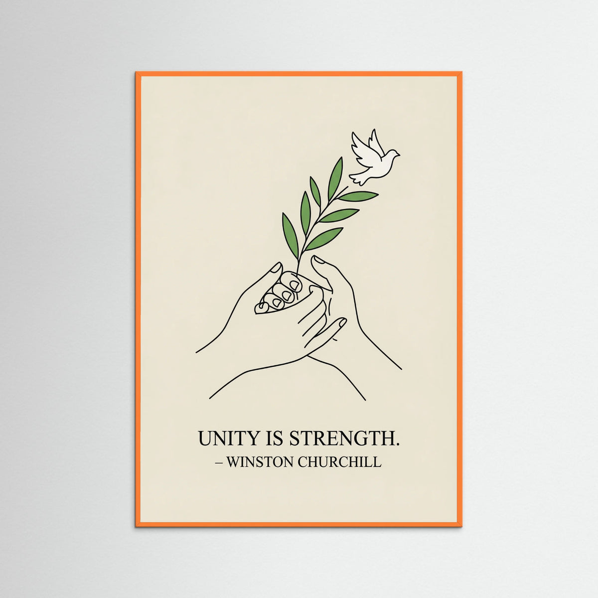 Orange Wood United Blooms