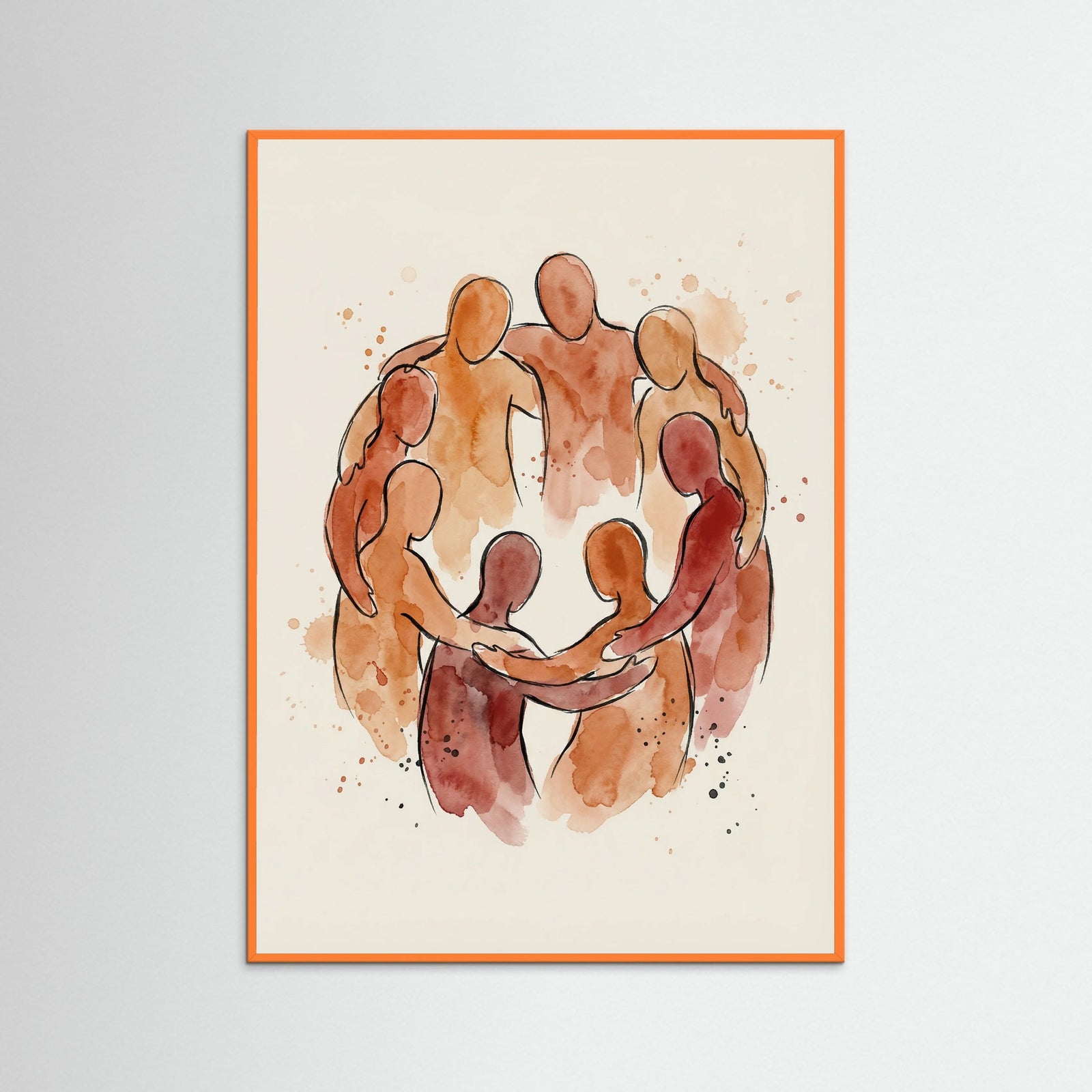 Orange Wood United Figures