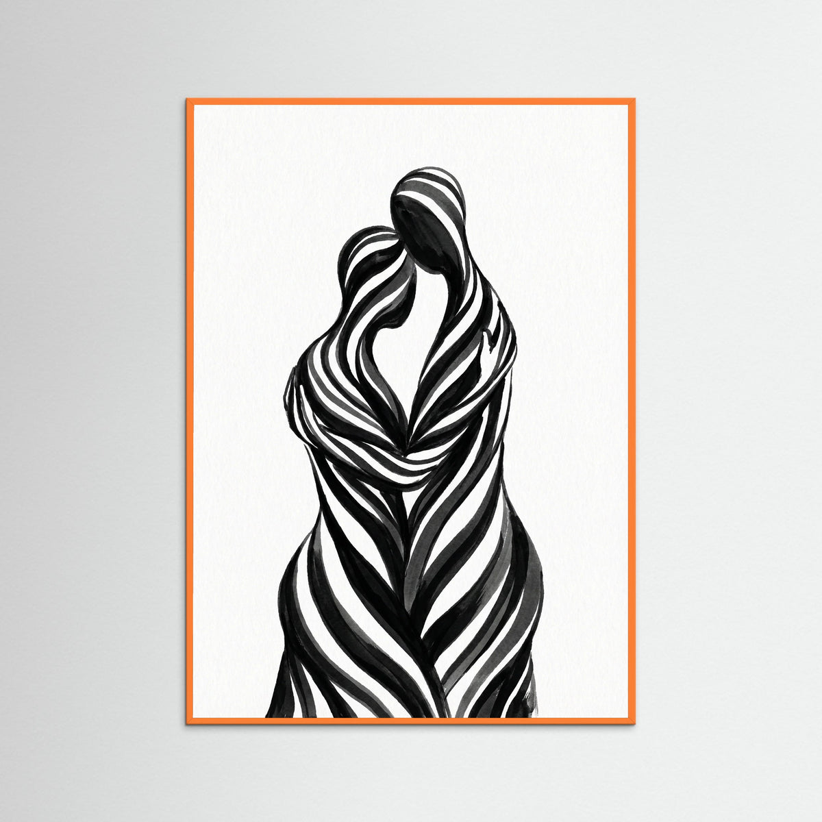 Orange Wood United Stripes