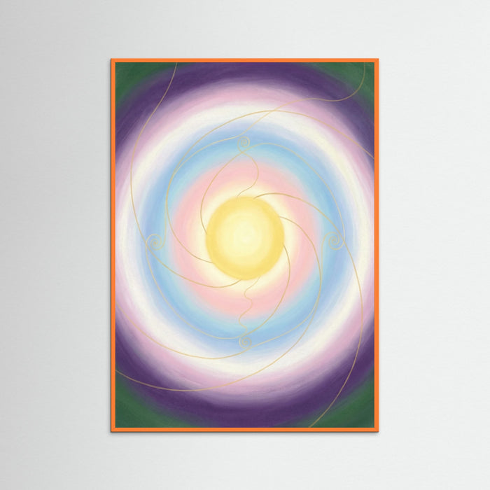 Orange Wood Universal Heart