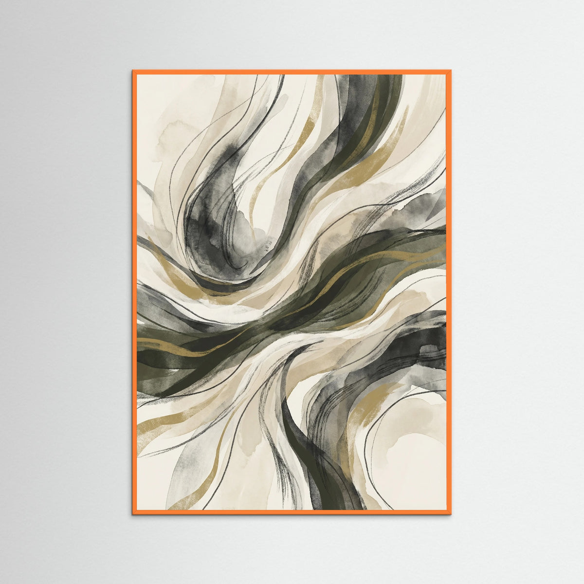 Orange Wood Untitled