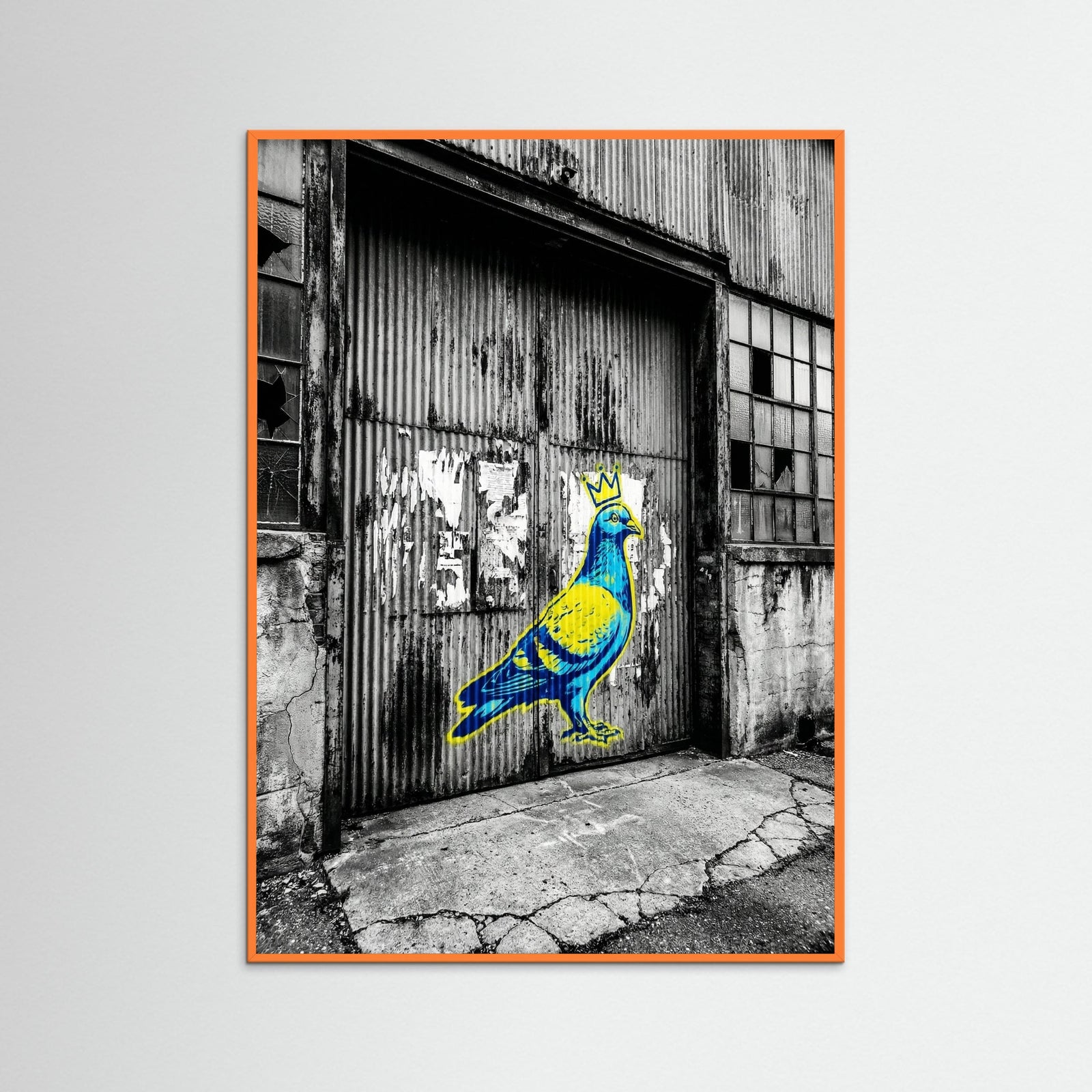 Orange Wood Urban Art Icon