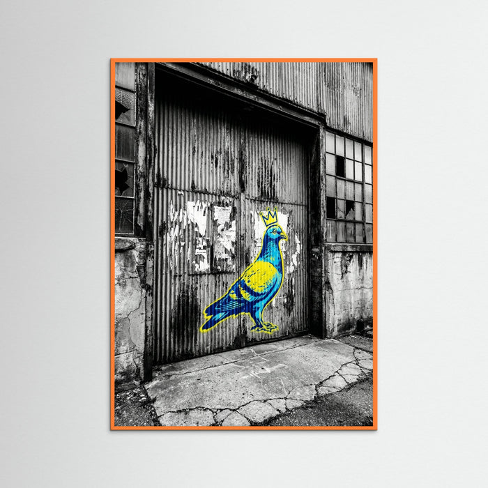 Orange Wood Urban Art Icon