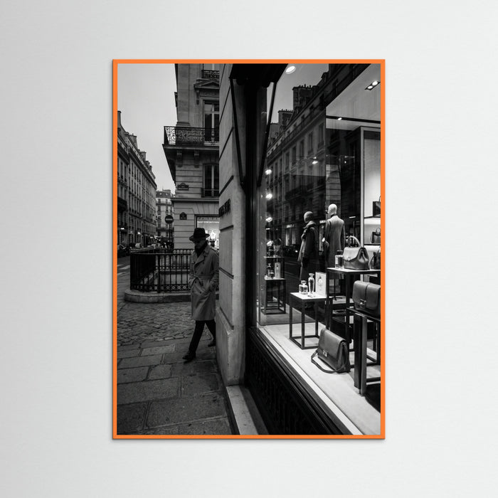 Orange Wood Urban Chic Elegance