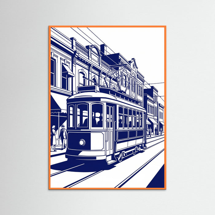 Orange Wood Urban Facade