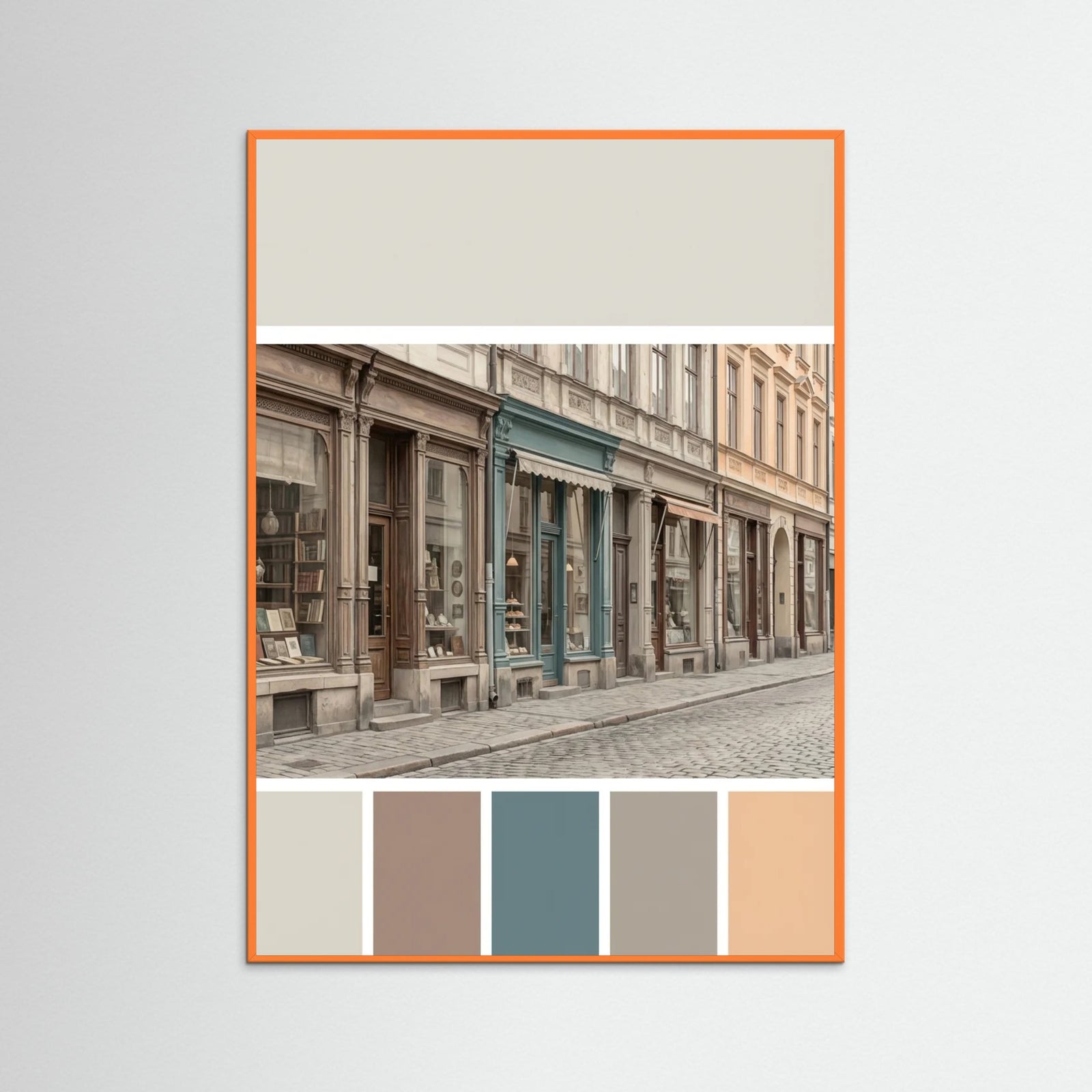 Orange Wood Urban Harmony