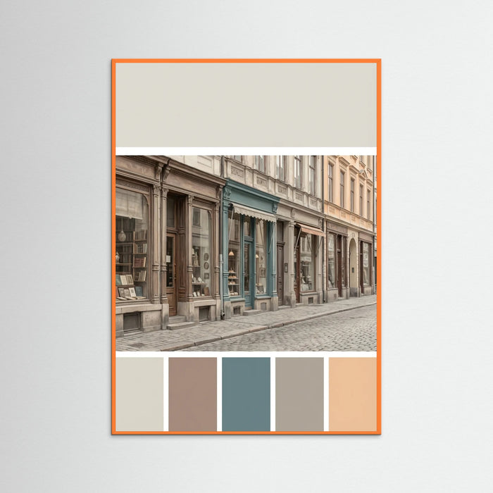 Orange Wood Urban Harmony