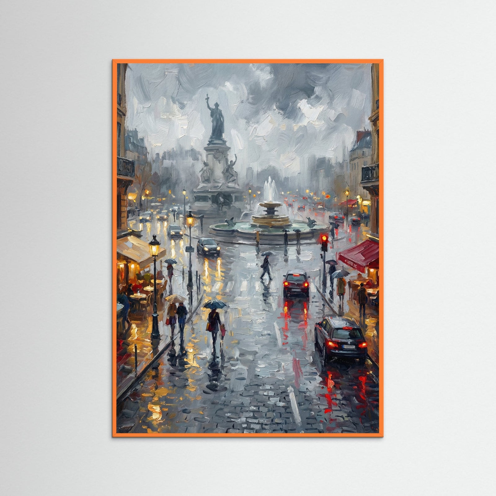 Orange Wood Urban Haze Tower