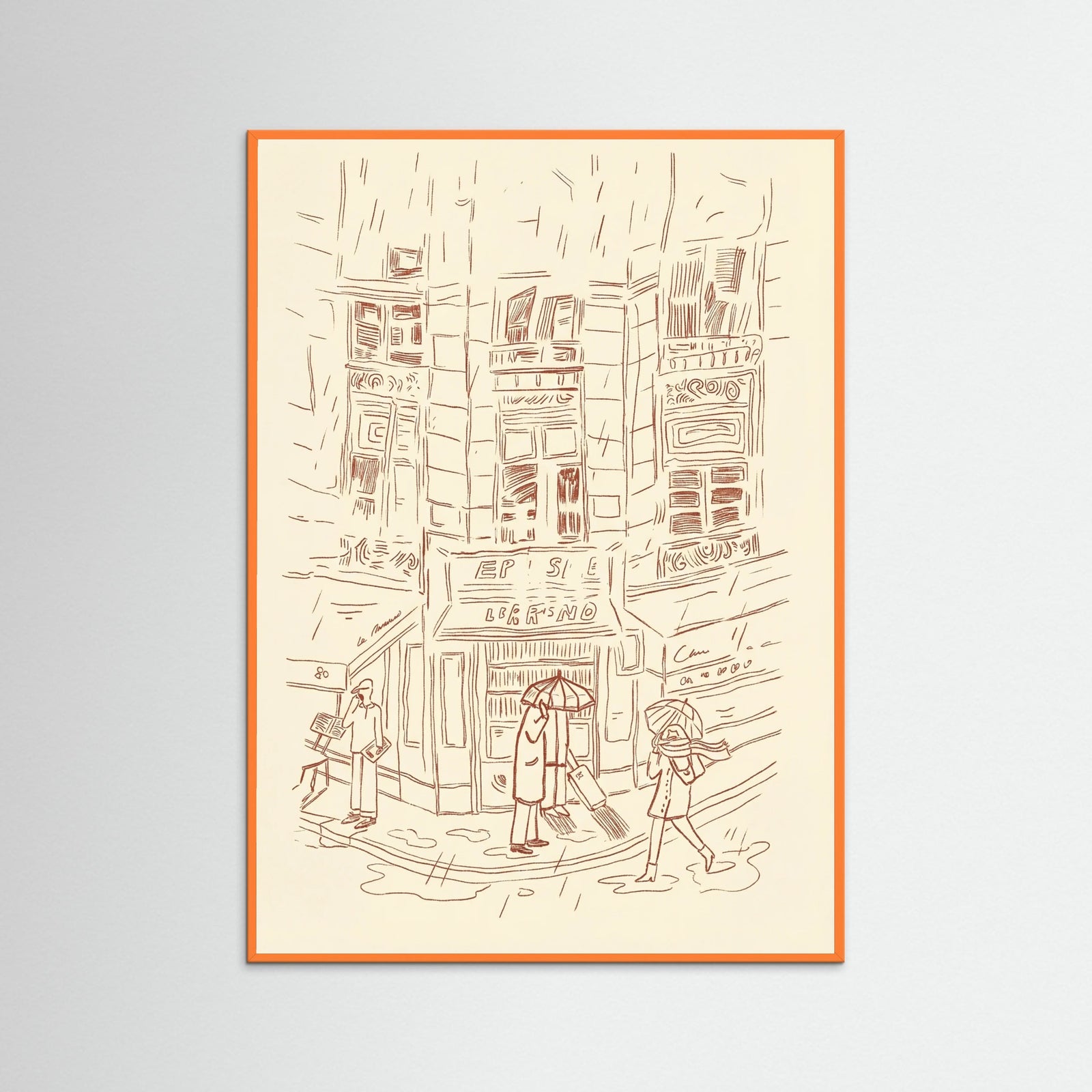Orange Wood Urban Rain Question